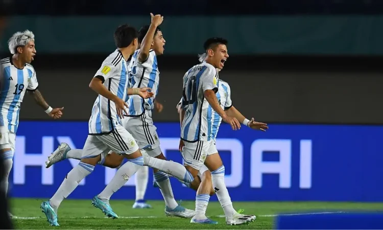 Argentina golea a Venezuela y avanza a cuartos de final en el Mundial Sub 17