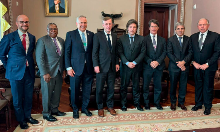 Javier Milei se reúne con asesores de Biden en la Casa Blanca para fortalecer vínculos bilaterales