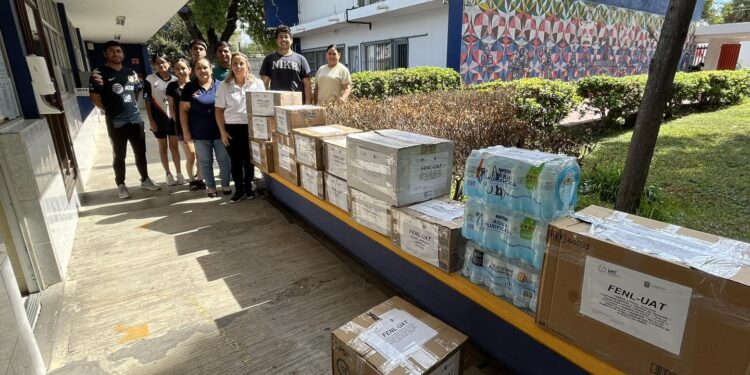 Apoya la UAT a damnificados por “Otis”