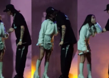 Nicki Nicole y Peso Pluma confirman romance en concierto