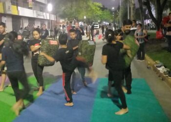 Extraordinaria exhibición de taekwondo en Libre 17 “Victoria te quiero más”