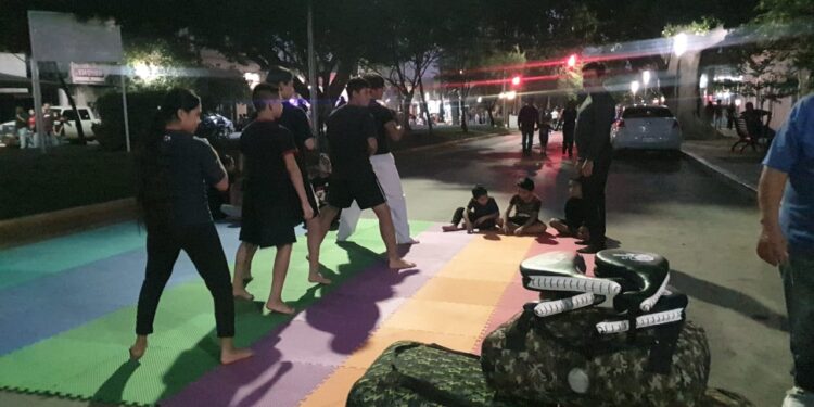 Extraordinaria exhibición de taekwondo en Libre 17 “Victoria te quiero más”