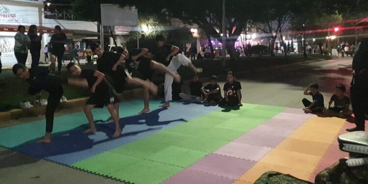 Extraordinaria exhibición de taekwondo en Libre 17 “Victoria te quiero más”