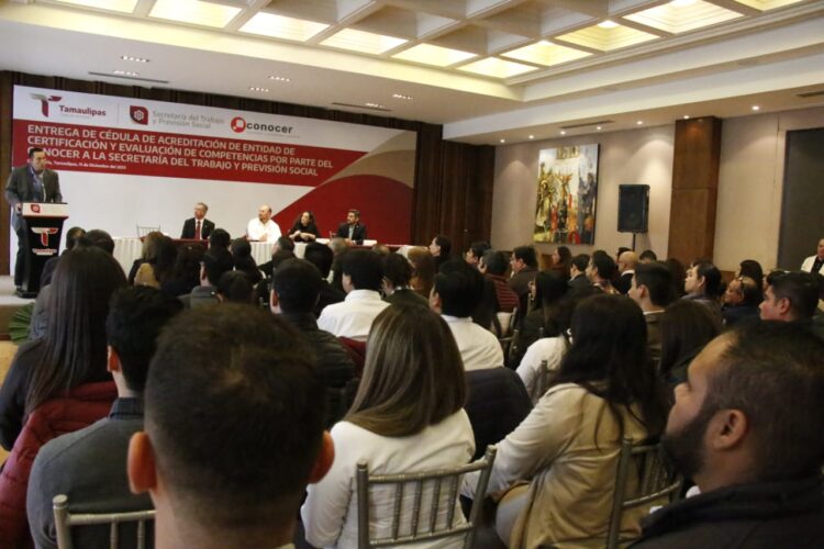 Acreditan a Secretaría del Trabajo de Tamaulipas para evaluar y certificar en competencias laborales