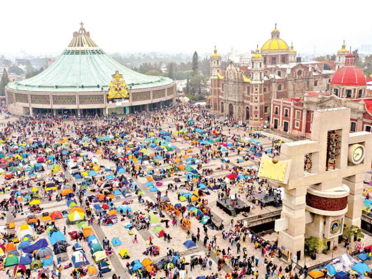 Visitaron 12 millones de peregrinos la Basílica de Guadalupe en la CDMX