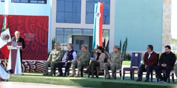 Inaugura AMLO instalaciones del 16o. Regimiento de Caballería Motorizada en Nuevo Laredo