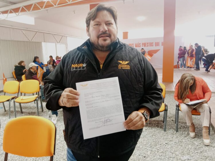 Mauro Reyes virtual precandidato de MC a alcaldía de Madero
