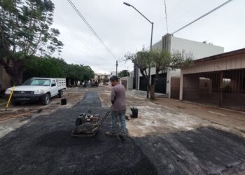 Continúa restauración de calles de  Victoria por el Gobierno Municipal