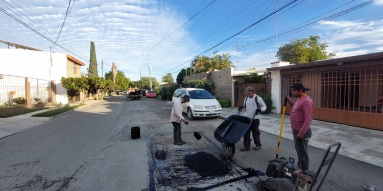 Continúa restauración de calles de Victoria por el Gobierno Municipal