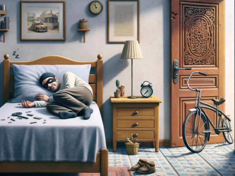 Ladrón se queda dormido en la vivienda que estaba robando