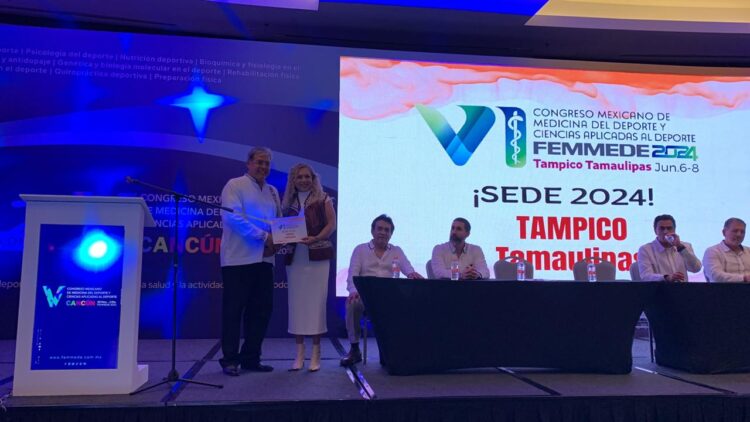 Tamaulipas sede del “VI Congreso Mexicano de Medicina del Deporte  FEMMEDE 2024”