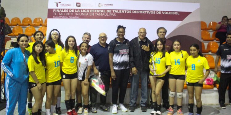 Reynosa y Madero dominan en la Liga de Talentos Deportivos de Voleibol