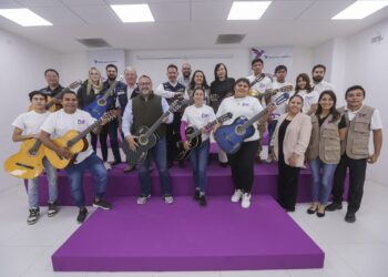 Recibe DIF Tamaulipas donativo de instrumentos musicales por parte del Club Rotario Victoria de Escandón