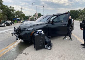 Abuelito herido en accidente