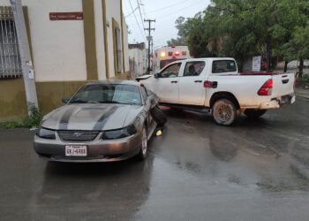 “Chocolatazo” en el crucero de calles 10 y Guerrero en Cd. Victoria