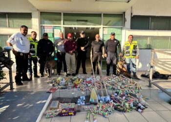 Decomisan 85 kilos de pirotecnia en zona aledaña al Mercado “Pedro Argüelles”