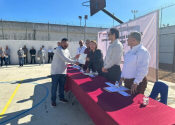 Reciben constancias de capacitación 86 personas en el penal de Cd. Victoria