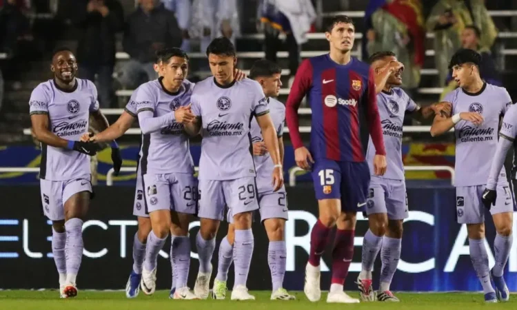 Un América invencible vence al Barcelona 3-2 en un duelo amistoso