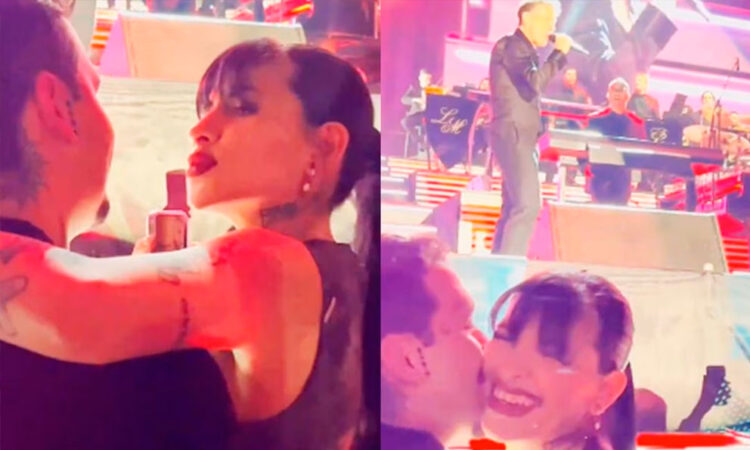 Cazzu y Christian Nodal disfrutan del show de Luis Miguel en el estadio Jalisco