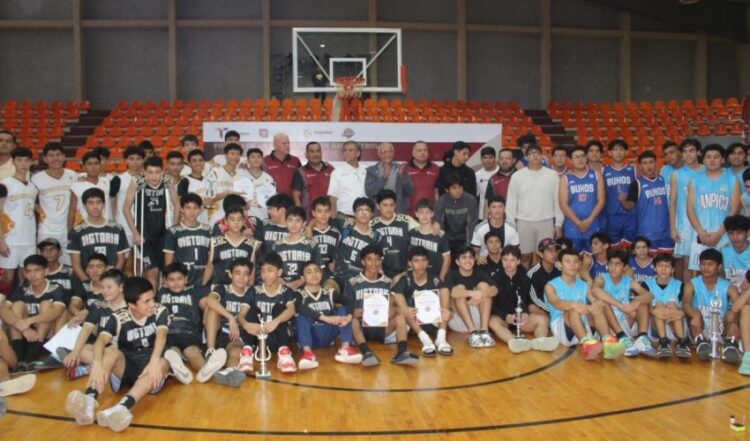 Éxito en las finales de la liga de talentos de básquetbol en Tamaulipas
