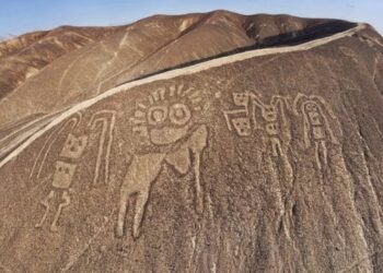Encuentran 29 antiguos geoglifos en cerros de Nasca, Perú