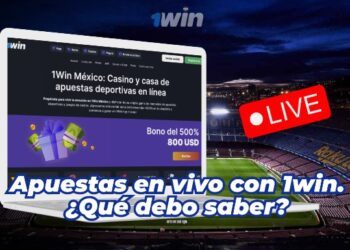 Apuestas en vivo con 1win. ¿Qué debo saber?