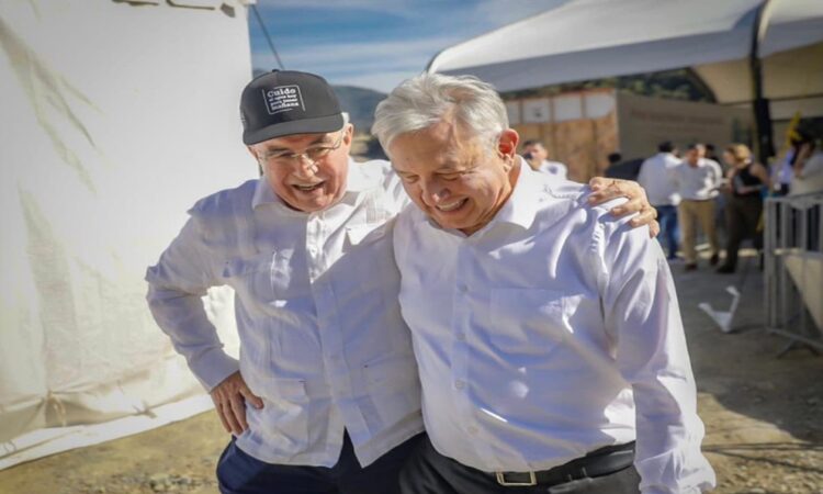 AMLO y Rubén Rocha Moya inauguran la presa Santa María en Sinaloa
