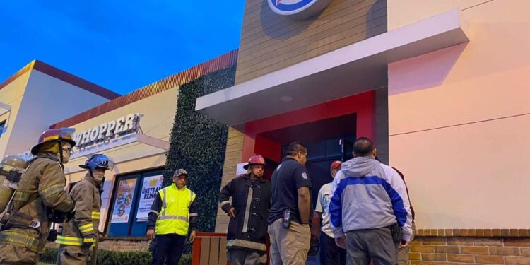 Se incendia Burguer King