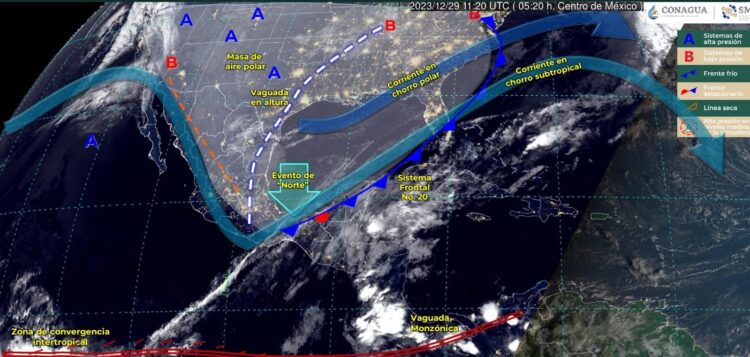 Lluvias y aguanieve se esperan para Tamaulipas