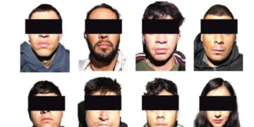 Policías de Hidalgo aseguran arsenal y detienen a ocho sicarios