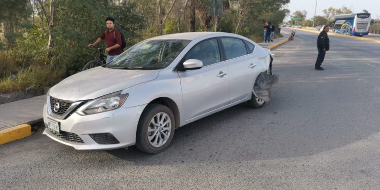 Provoca fuerte choque frente a “El Planetario” de Cd. Victoria