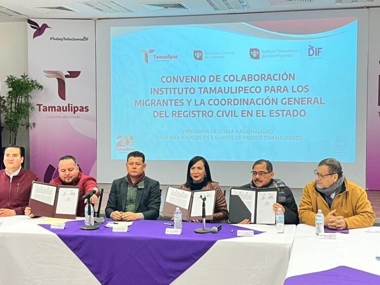 Arranca programa de “Doble Nacionalidad” para hijos de padres tamaulipecos, nacidos en EUA