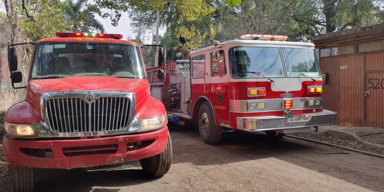 Corto circuito incendia casa en la calle Camino Real a Tula de Cd. Victoria