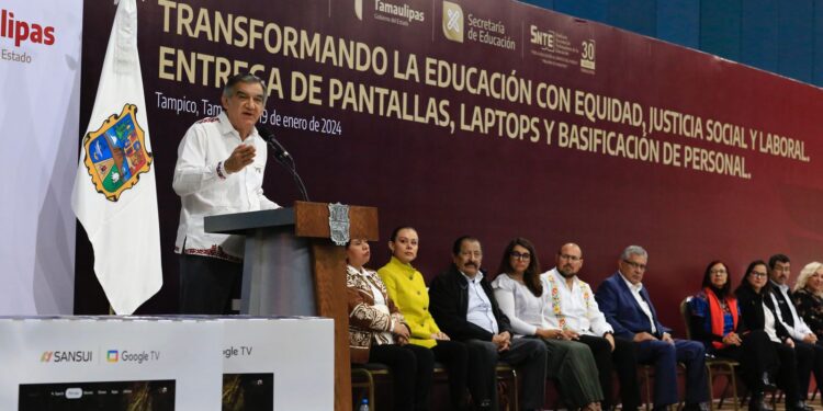 Basifica la SEP a 3 mil 125 maestros de Tamaulipas por gestión de Américo Villarreal