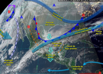 Se prevén nevadas y hasta -10 °C en tres estados del norte por frente frío 28