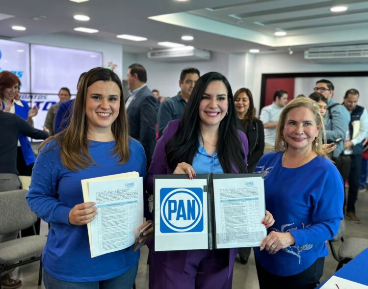 Yahleel Abdalá y Laura Zárate se registran como aspirantes a la alcaldía de Nuevo Laredo ante PAN