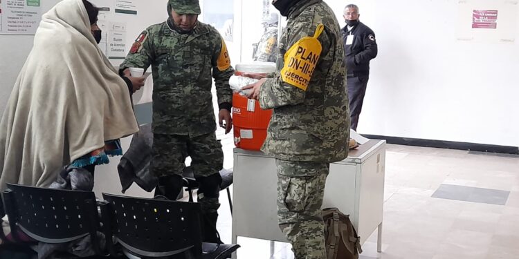 Aplica SEDENA el Plan DN-III-E por frente frío