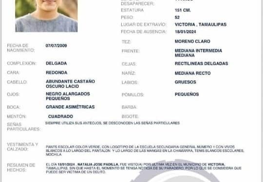 Hallan sanas y salvas a tres alumnas desaparecidas de la Secundaria Uno de Victoria