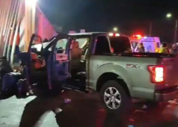 Aficionados de Rayados fueron atropellados afuera del Estadio Corona