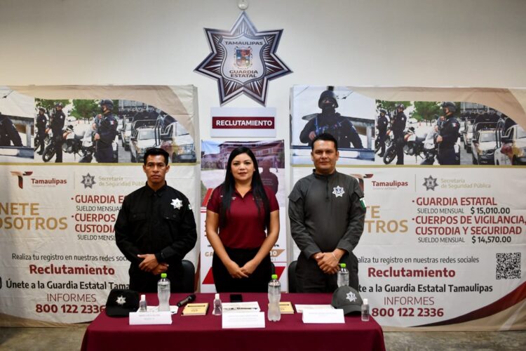 Oferta Seguridad Pública de Tamaulipas 550 vacantes operativas para 2024