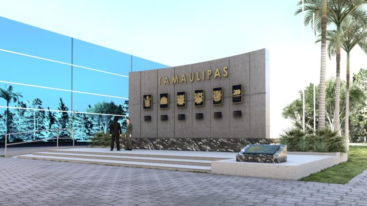 Construyen monumento  frente al Polyforum-Victoria por el Bicentenario de la Constitución de Tamaulipas