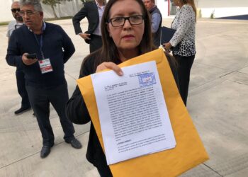 Directora de Asuntos Notariales formaliza denuncia de falsificación de poder