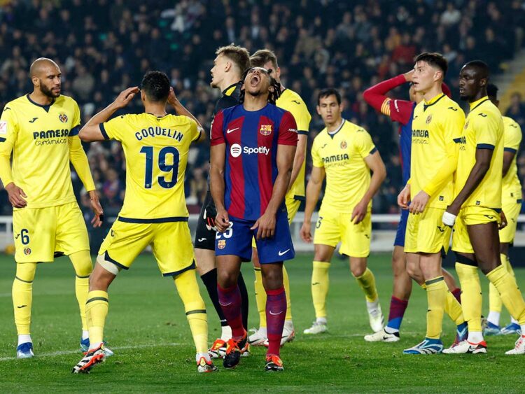Barcelona cae 3-5 ante el Villarreal en liga española