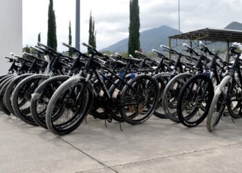 Crece agrupamiento ciclista de la Guardia Estatal con 50 unidades nuevas