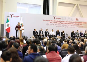 Preside gobernador Américo Villarreal conmemoración del Bicentenario de Tamaulipas