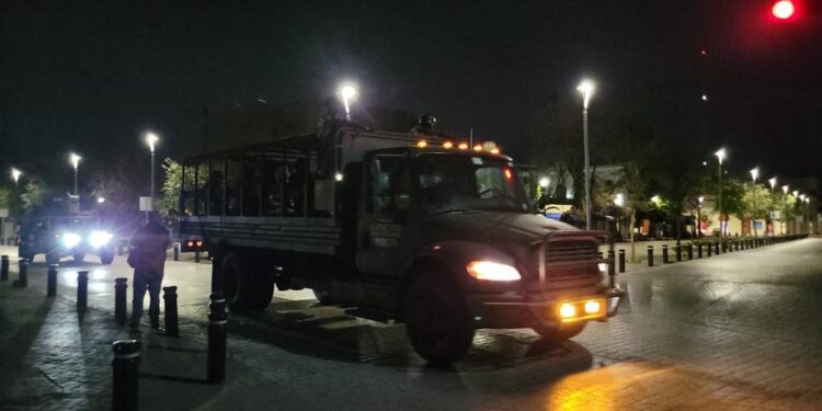 Arriba 500 militares más a Nuevo Laredo y Matamoros, Tamaulipas