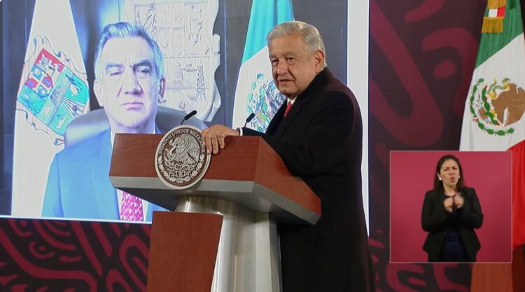Avala López Obrador trabajo de Américo Villarreal en materia de seguridad en Tamaulipas