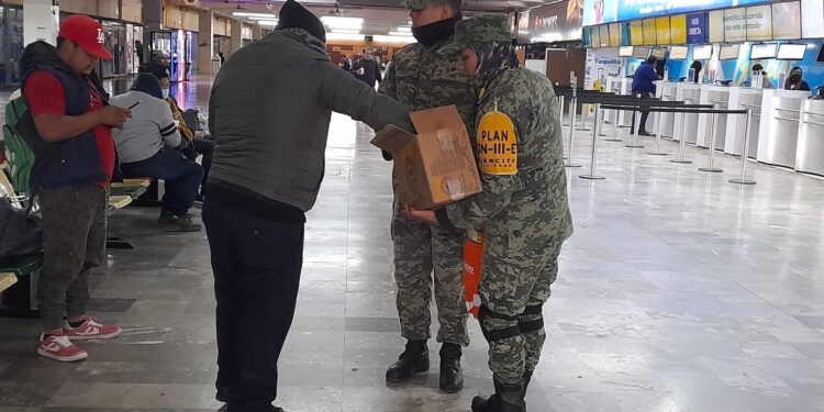 Aplica SEDENA el Plan DN-III-E por frente frío