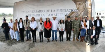 Celebran el 275 aniversario de Villa de Padilla, Tamaulipas