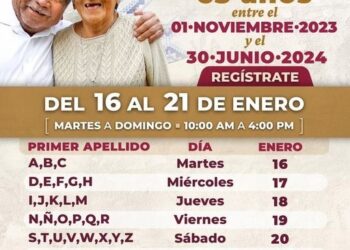 Amplía Bienestar plazo para inscripción a Pensión para el Adulto Mayor